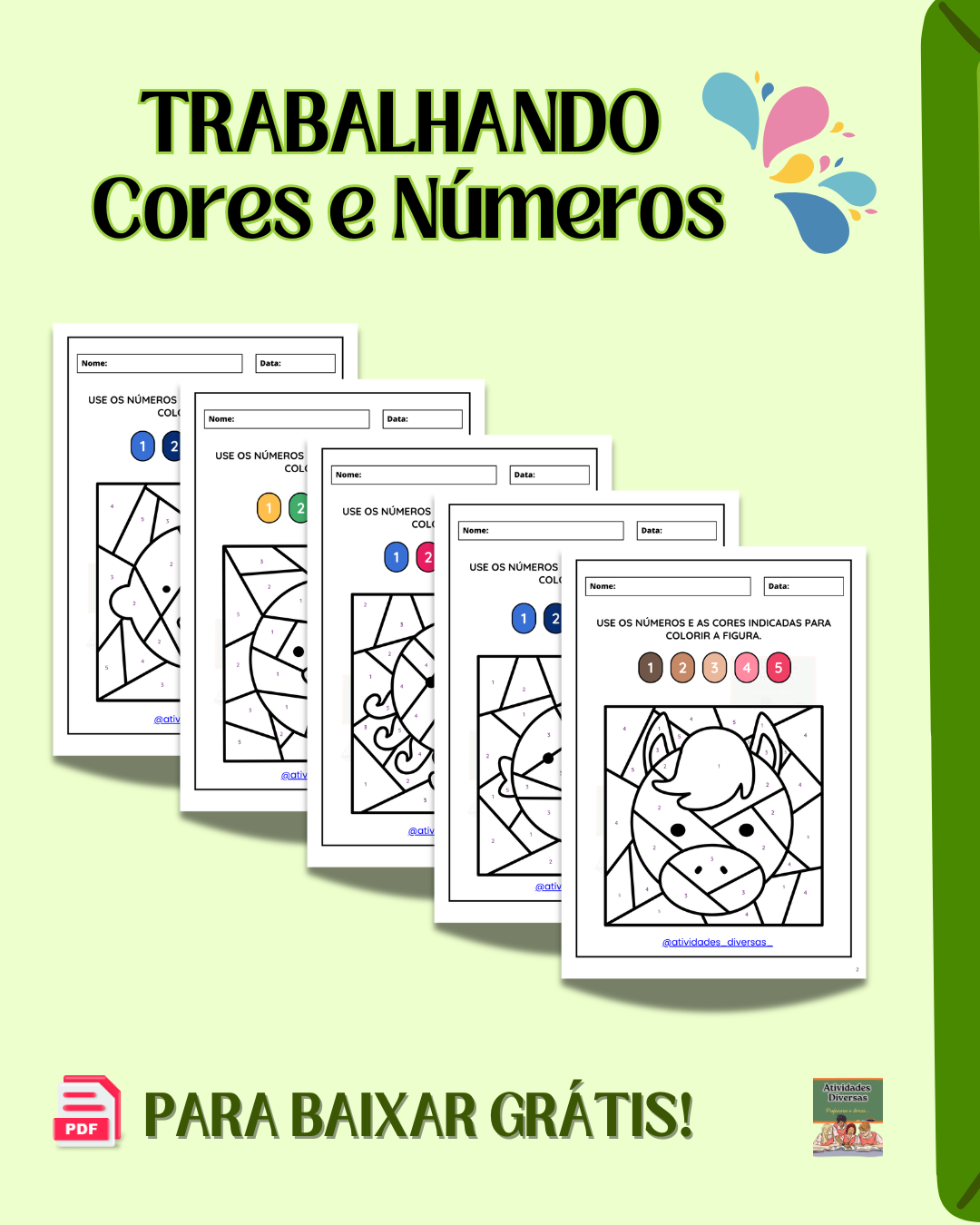 cores e números
