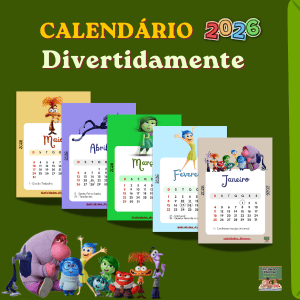 calendário divertidamente 2026