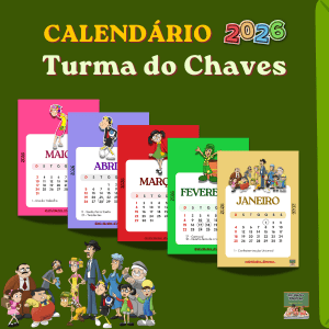 calendário turma do chaves