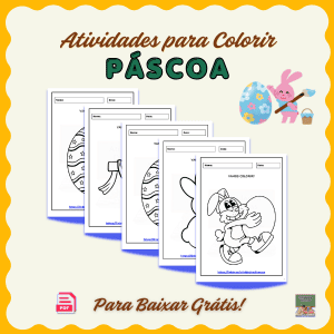 Atividades de páscoa